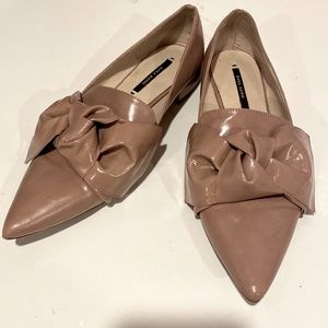 Zara Basic Bow Flats